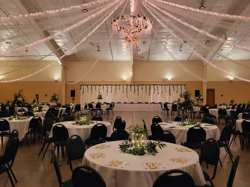 Expo Hall in Community Center Wells County 4H Park Facilities